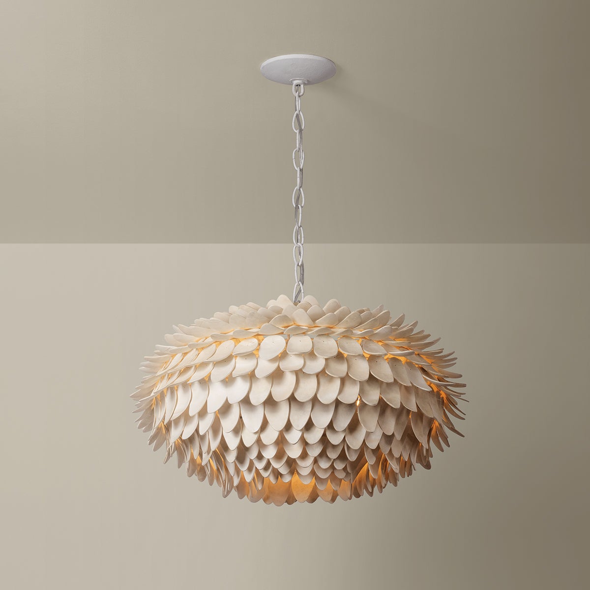 Alsen Pendant 25.75" shown from a second angle to highlight the shade shape and metal detail.