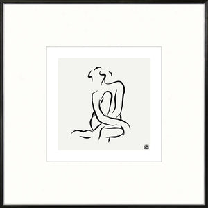 front view of Femme Pose III luxury Artwork