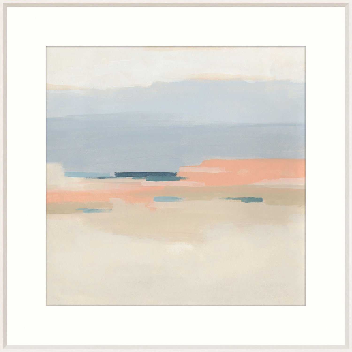 Coastal Calm I framed art print