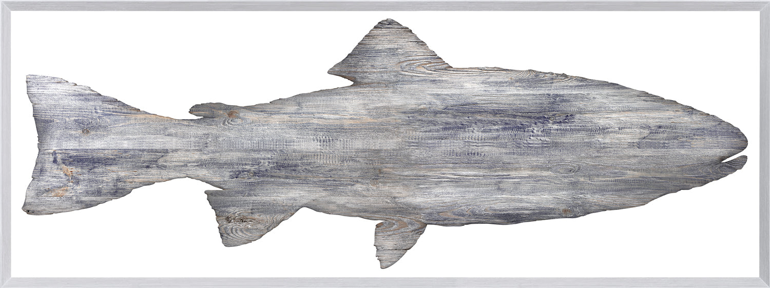 Driftwood Trout framed art print