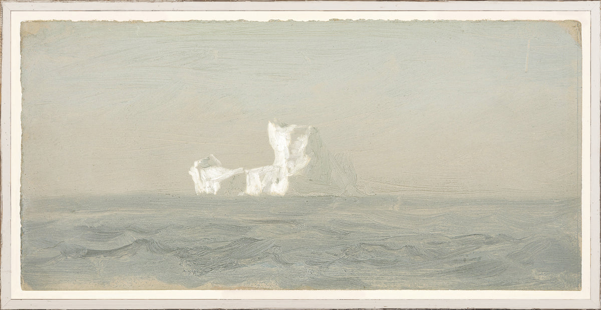 Collection 08 – Iceberg, Newfoundland 1917 wall art featuring a serene iceberg in muted colors.