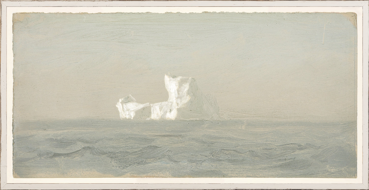 Collection 08 – Iceberg, Newfoundland 1917 wall art featuring a serene iceberg in muted colors.