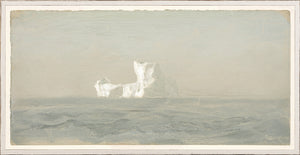 Collection 08 – Iceberg, Newfoundland 1917 wall art featuring a serene iceberg in muted colors.