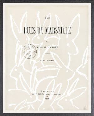 Parisienne Page XII — figurative fine art print shown from another angle