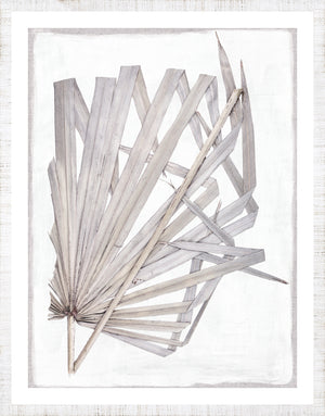 Palm Pressings Iii Lilac Grey framed art print