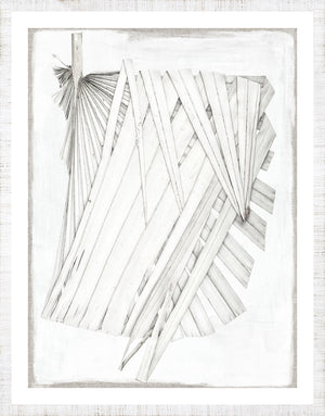 Palm Pressings I Oyster 2 framed art print