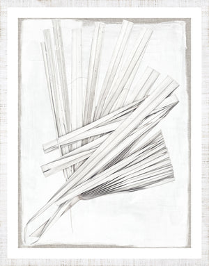 Palm Pressings I Oyster 3 framed art print