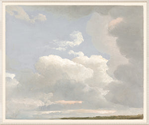 Cloud Study C. 1800 — nature and landscape fine art print shown from another angle