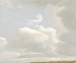 Cloud Study C. 1800 — nature and landscape fine art print in cool tones at Laurie Yapp Home