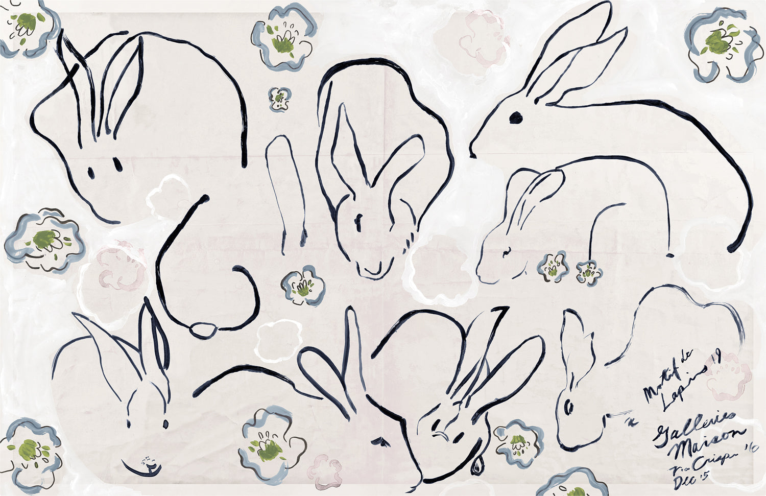 Lapins, Lapins — nature and landscape fine art print shown from another angle