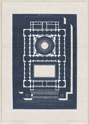 French Architectural Views III — architecture and travel fine art print shown from another angle