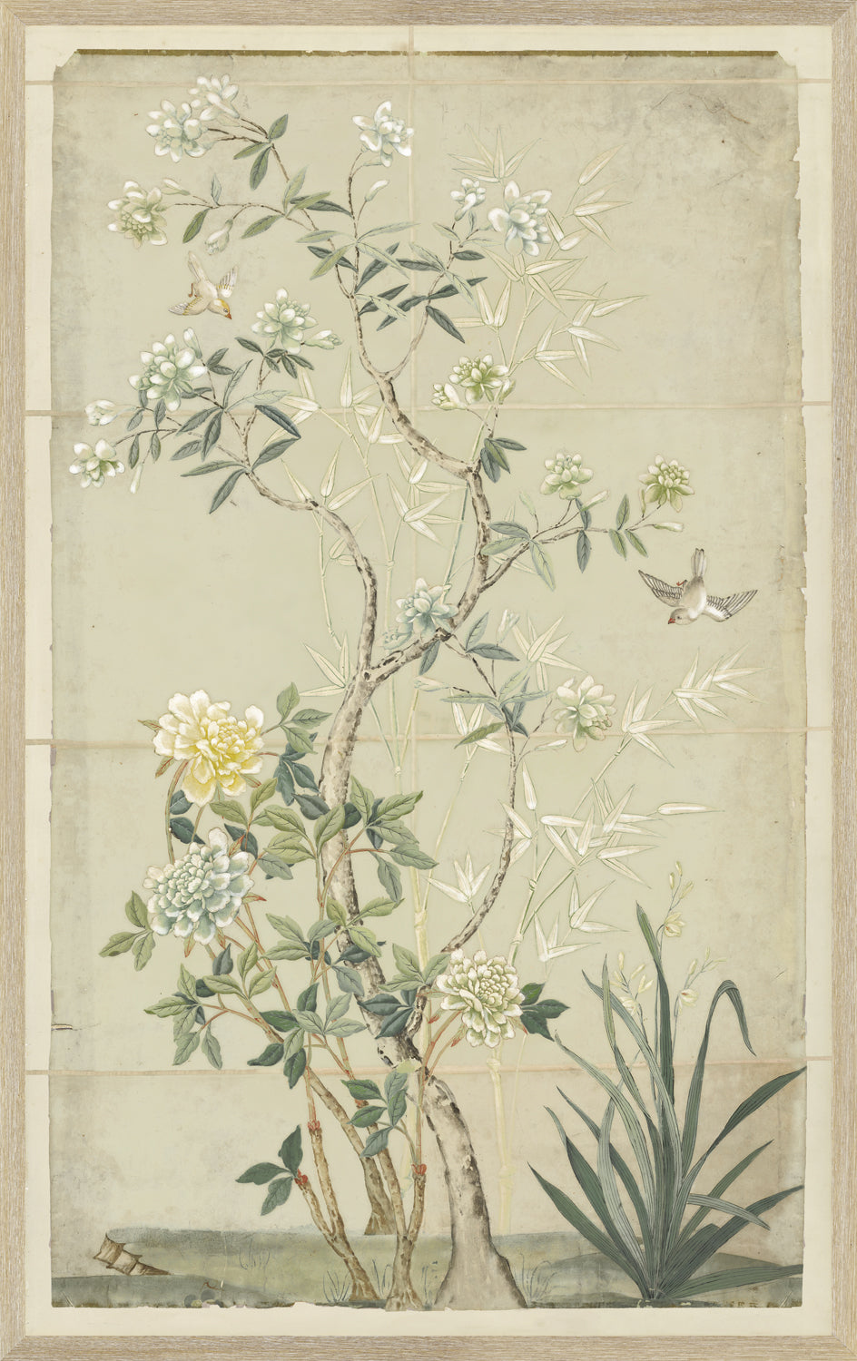 Chinoiserie Scenic I — nature and landscape fine art print shown from another angle