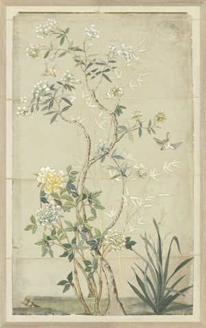 Chinoiserie Scenic I — nature and landscape fine art print shown from another angle