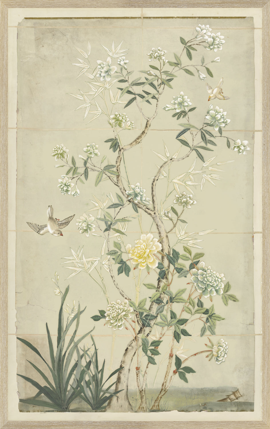 Chinoiserie Scenic II — nature and landscape fine art print shown from another angle