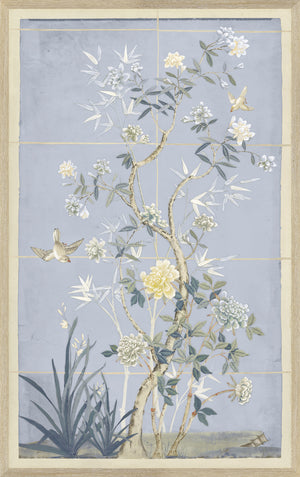 Chinoiserie Scenic II — nature and landscape fine art print shown from another angle