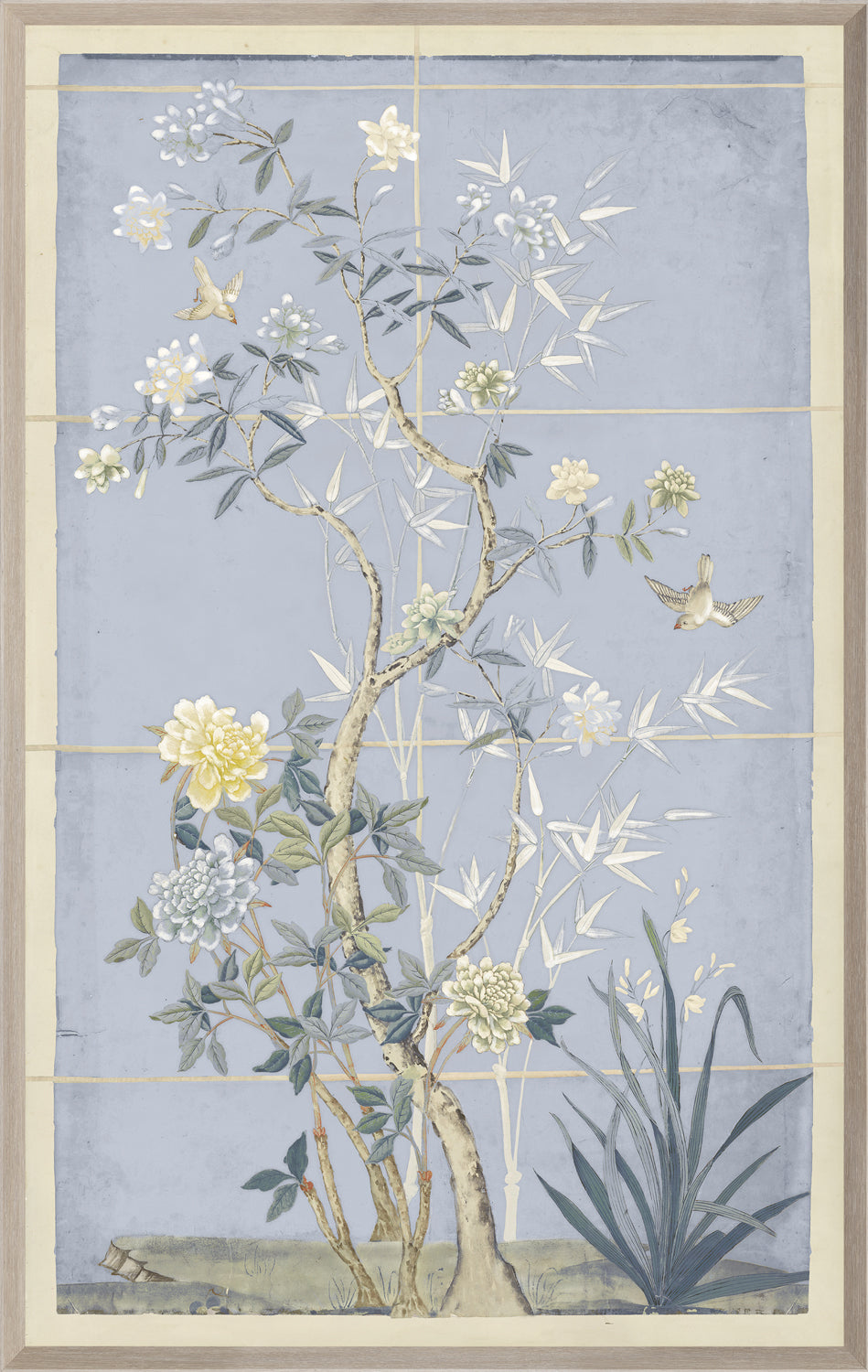 Chinoiserie Scenic I — nature and landscape fine art print shown from another angle