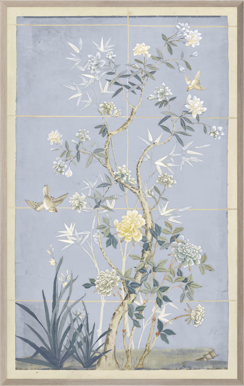 Chinoiserie Scenic II — nature and landscape fine art print shown from another angle