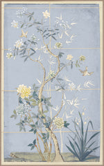 42,5 × 68,5 po – Toile encadrée, Teinte bleue