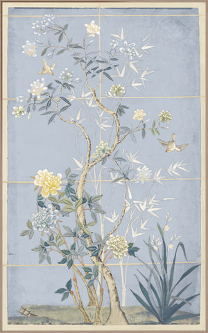 Chinoiserie Scenic I — nature and landscape fine art print shown from another angle