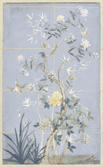42 x 68 po – Toile tendue sur cadre, Teinte bleue