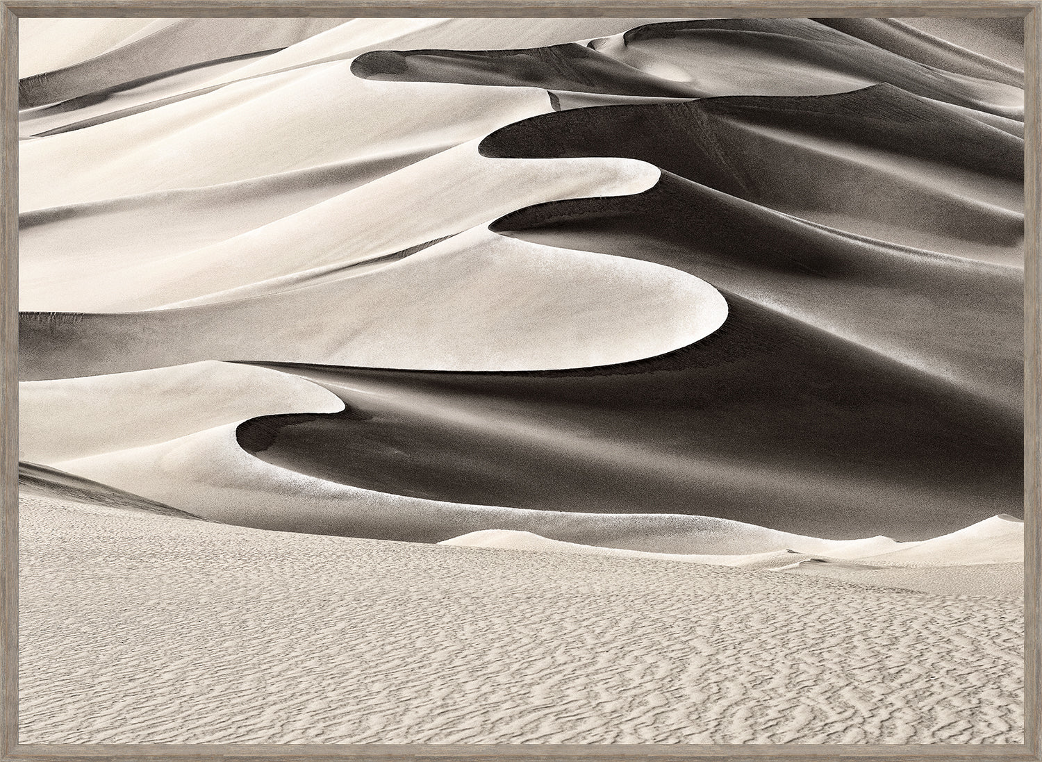 High Desert Dune — nature and landscape fine art print in neutral tones at Laurie Yapp Home