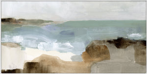Ocean Sigh III — nature and landscape fine art print in cool tones at Laurie Yapp Home