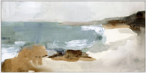 Ocean Sigh IV — nature and landscape fine art print in cool tones at Laurie Yapp Home