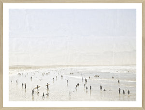 Idyllic Surf framed art print