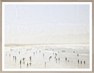 Idyllic Surf framed art print