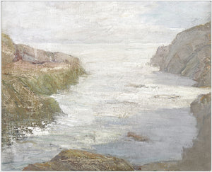 At Low Tide, C. 1841 — nature and landscape fine art print shown from another angle
