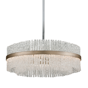 Chime Chandelier 36.5" — a Corbett chandelier for dining rooms, entries, and living rooms at Laurie Yapp Home.