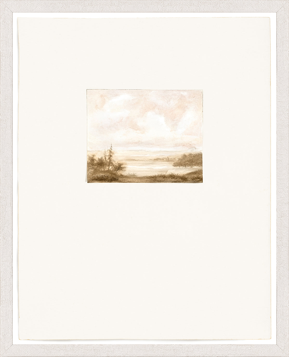 Ver Huell – Watercolours II wall art featuring a soft landscape in muted tones.