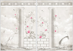 194,3 × 278,1 cm – Toile encadrée, Sorbet framboise