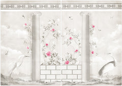 78 × 112,5 po – Toile galerie, Sorbet framboise