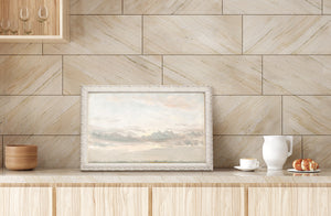 angle view of Petite Scapes Sunset Study C. 1821 luxury Artwork