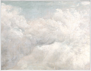 Constable Cloud Study II C. 1821 — nature and landscape fine art print shown from another angle