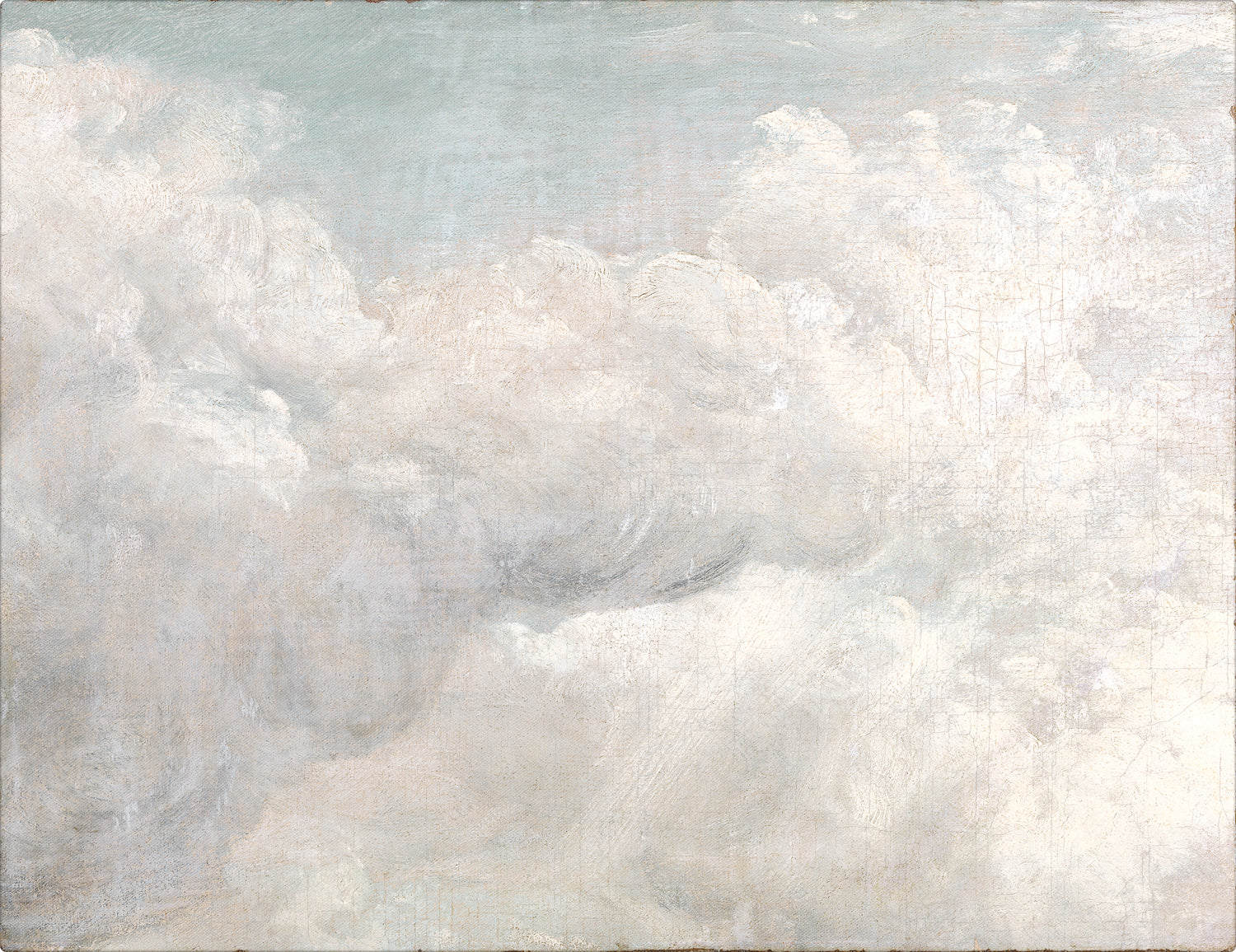 Constable Cloud Study II C. 1821 — nature and landscape fine art print shown from another angle