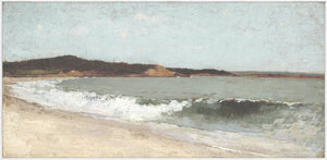 Homer – Eagle Head C. 1869 wall art depicting a serene beach scene with gentle waves.