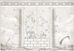 171.45 x 247.65 cm – Toile encadrée, Céruléen