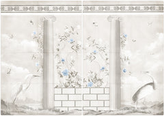 167,64 × 240,03 cm – Toile tendue, Céruléen