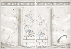 194,3 × 278,1 cm – Toile encadrée, céruléen