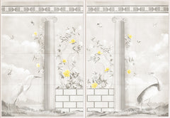 61,5 × 83,5 po – Sous verre, éclairant