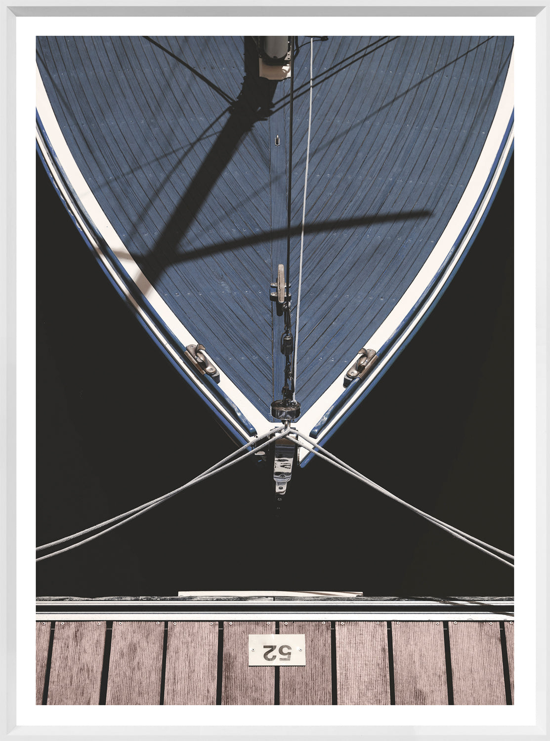 Slip 52 framed art print