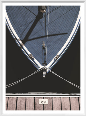 Slip 52 framed art print