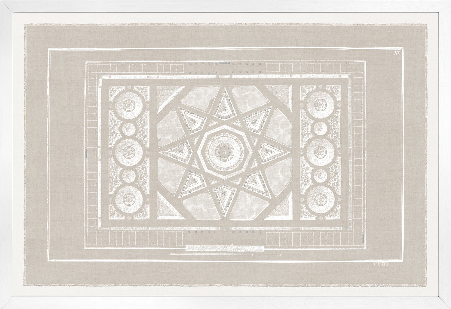 Parterre Classique III — architecture and travel fine art print in neutral tones at Laurie Yapp Home