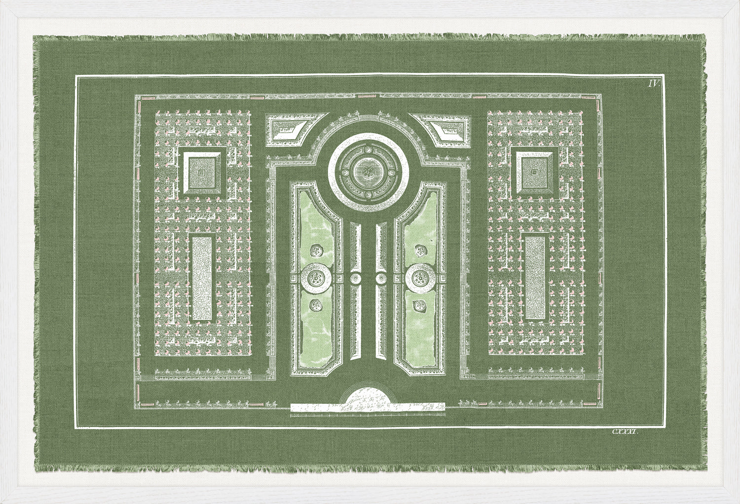 Parterre Classique IV — architecture and travel fine art print shown from another angle