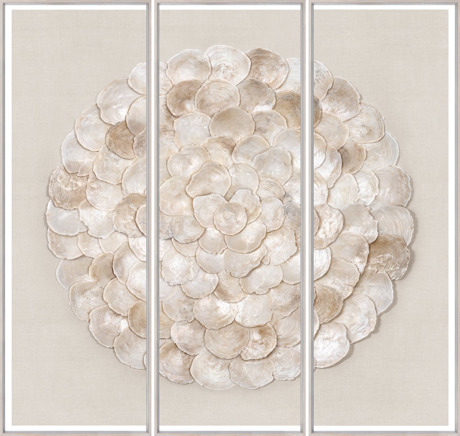 Capiz Medallion — fine art print shown from another angle