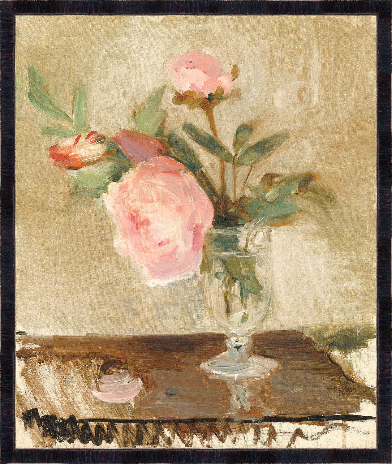 Collection Vintage Peonies 1869 framed art print
