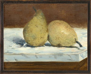 Vintage Pears & Oranges Still Life Pair Bundle