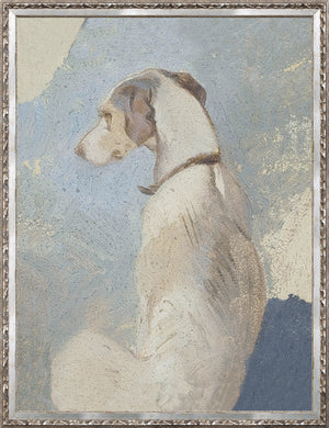 Collection Vintage Study Of A Greyhound 1860 framed art print